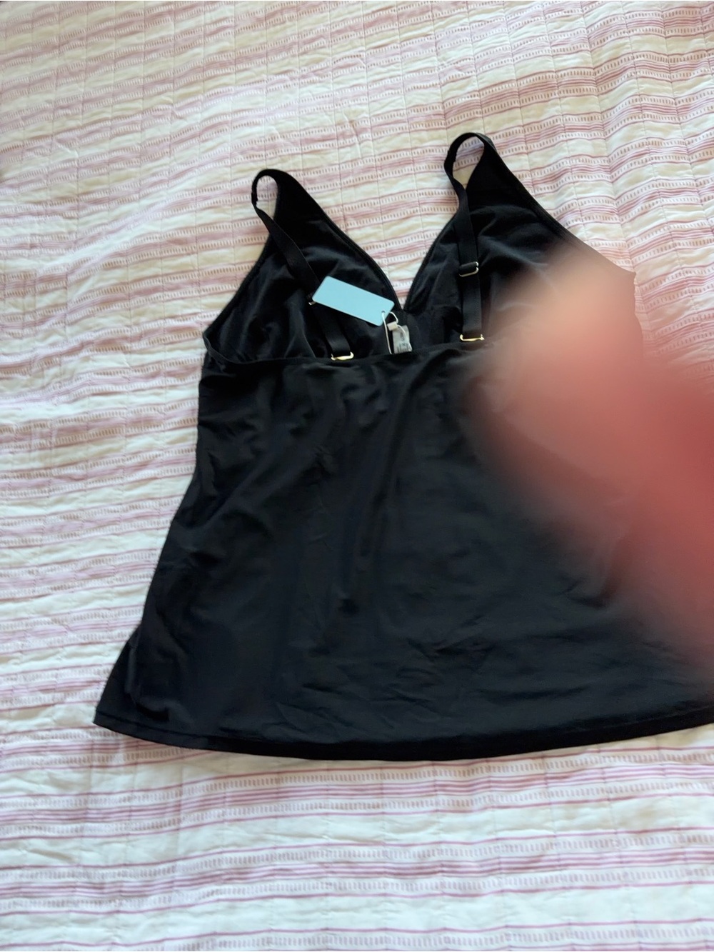 Younique Swim Tankini Black NWT plus size 22 - Picture 10 of 12